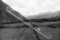 Image of sheet 19890690 photo 13: 1989 art print with bar in nature scale sward
swiss Switzerland mountain valley 
Out of: From time to time  / VonZeitzuZeit
Exhibition