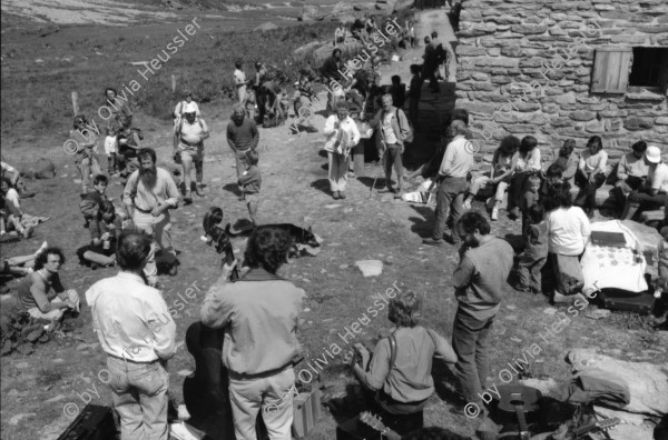 Image of sheet 19890690 photo 9: Val Madris. Kanton Graubünden. Solidaritätsfest Gegen das Staumauer Projekt.