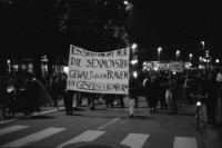 Image of sheet 19890730 photo 18: Frauen Nacht Demonstration in Zürich, 1989. 
Switzerland woman women protest Schweiz Europe
