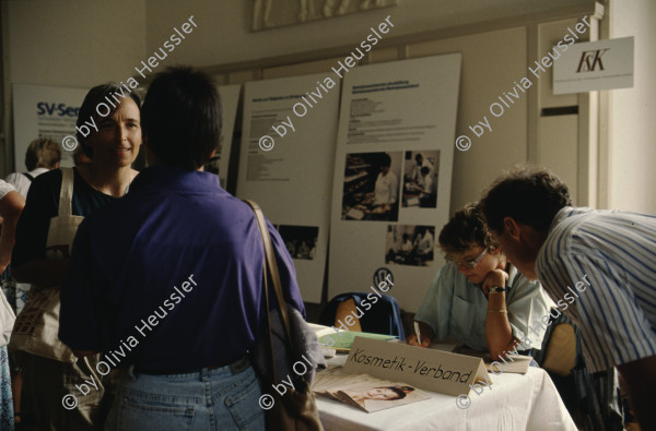 Image of sheet 19893004 photo 10: Weiterbildungs-Messe für Frauen, Volkshaus Zürich 1989.