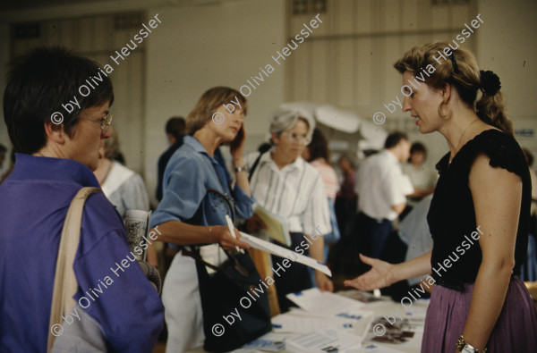 Image of sheet 19893004 photo 2: Weiterbildungs-Messe für Frauen, Volkshaus Zürich 1989.