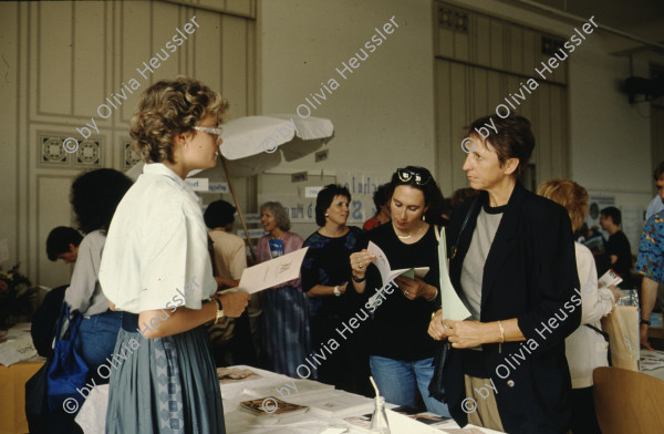 Image of sheet 19893004 photo 6: Weiterbildungs-Messe für Frauen, Volkshaus Zürich 1989.