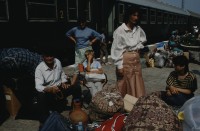 Image of sheet 19893005 photo 6: Vertriebene Türkischstämmige aus Bulgarien, 1989.