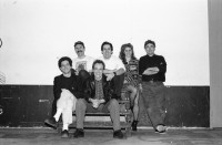 Image of sheet 19900180 photo 36: »Keep the Dog« mit u.a. Fred Frith, Zeena Parkins und Bob Ostertag in der Roten Fabrik, Zürich 1990.