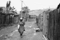 Image of sheet 19900460 photo 33: Alte Rumänin. Romani
Roma leben in einem Dorf für ungarisch Stämmige. Sacele Rumänien. 1990 Rumania Romania √