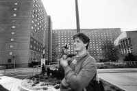 Image of sheet 19900680 photo 26: Alex Grass Journalist (srf) während seiner Arbeit fürs Radio vor der Wiedervereinigung Berlin Germany Deutschland Europe 1990
© 1990, by OLIVIA HEUSSLER / www.clic.li  √