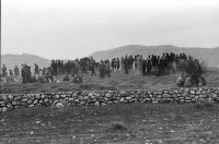 Image of sheet 19900990 photo 21: Kurdish peasants in sorrow during the funeral of Kudret Filiz (27) who had been killed by the Turkish army. Filiz had been shot during manifestation against the Turkish repression in Kurdistan.  Region of Dabulö.
Press archive printed media published with the use of a photography by Olivia Heussler: NZZ Neue Zürcher Zeitung.