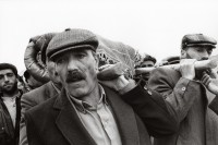 Image of sheet 19900990 photo 37: Kurdish peasants in sorrow during the funeral of Kudret Filiz (27) who had been killed by the Turkish army. Filiz had been shot during manifestation against the Turkish repression in Kurdistan. Region of Dabulö. Kurdish part of Turkey

Diese Männern und Bauern trauern um eine Freundin, die von den Militärs umgebracht wurde. Türkei Kurdistan Lice 1990
Lice (pronounced [ˈlidʒe]), (Kurdish: Licê) is a Kurdish district of Diyarbakır Province in Turkey. The population is 9,644 as of 2010. It is located 90 km (56 mi) from the capital, Diyarbakır. The mayor is Fikriye Aydın (BDP).
Türkei Kurden Kurdistan Kurdish Turkey Turkish 1990 √