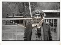 Image of sheet 19901070 photo 27: Ein iraqischer Kurde lebt als Flüchtling in Diyarbakir. Türkei Kurdistan. 12.90  Kurdish Turkey iraqi kurd refugee man turkish Kurds Ostanatolien Kurden 1990 √

The keffiyeh/kufiya (Arabic: كوفية‎, kūfiyyah, plural كوفيات, kūfiyyāt), also better known as a ghutrah (غُترَة) or shemagh (شماغ), and also known by some as ḥaṭṭah (حَطّة), mashadah (مَشَدة), or in Persian chafiye (چَفیِه), and in Kurdish cemedanî ( جه مه داني), is a traditional Arab headdress fashioned from a square, usually cotton, scarf. It is typically worn by Arab men, as well as some Kurds

Peshmerga or Peshmerge (Kurdish: پێشمەرگە Pêşmerge) is the term used by Kurds to refer to armed Kurdish fighters. Literally meaning "those who face death" (Pesh front + marg death) the Peshmerga forces of Kurdistan have been in existence since the advent of the Kurdish independence movement in the early 1920s, following the collapse of the Ottoman and Qajar empires which had jointly ruled over the area. Peshmerga forces include women in their ranks. Many Kurds will say that all Kurds willing to fight for their rights are Peshmerga. The term remains in contemporary usage, sometimes written as pesh merga in Anglophone media.

© 1990, OLIVIA HEUSSLER / www.clic.li