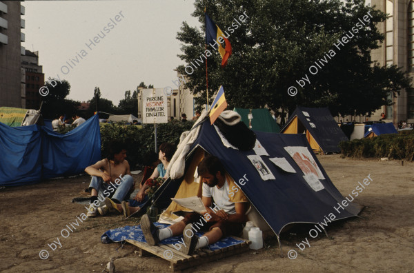 Image of sheet 19903002 photo 31: Angehörige des FSN (Frontul Salvari National) demonstrieren mit Blumen für die Unterstuetzung Ion Illiescus vor Polizisten  in Brasov am 17. Mai 1990. Rumaenien, Europa. // Flowers in front of the policemen, from the fanatical part of the electoral rally of Iliescu.  

19903002 12
Protest; Blumen; Frauen; Polizei; Beamte; Maenner; Uniform; Brasov; Wahlen; Iliescu; Demonstration
Rom Partei Wahlen Romanes
Zigeuner