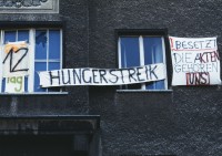 Image of sheet 19903003 photo 31: Protest mit Hungerstreik im Staatssicherheits Gebauede. Stasigebaeude, Berlin, Deutschland, Europa.

19903003 31
Besetzung; STASI; DDR; Demonstration; Deutschland; Berlin; Protest; Sprechband; Hungerstreik; Akten ; Germany ; Europe

{