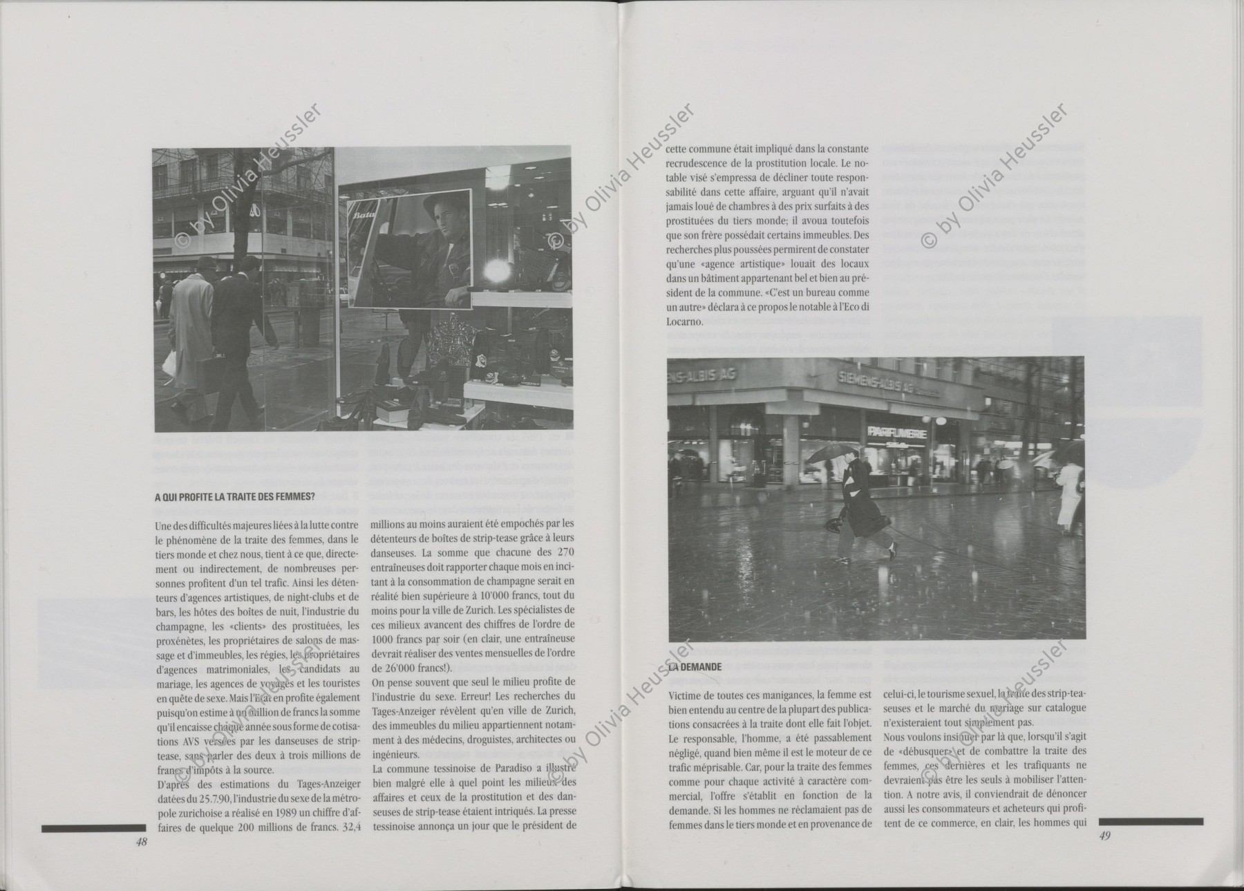 Image of sheet 19910090 photo 19: Ein älterer Mann auf Suche Prostitution Frauen Handel SEx im Zürcher Sex-Vergnügungsviertel Kreis 4, Zürich, Schweiz 02.91 Freier FIZ zurück

booklet