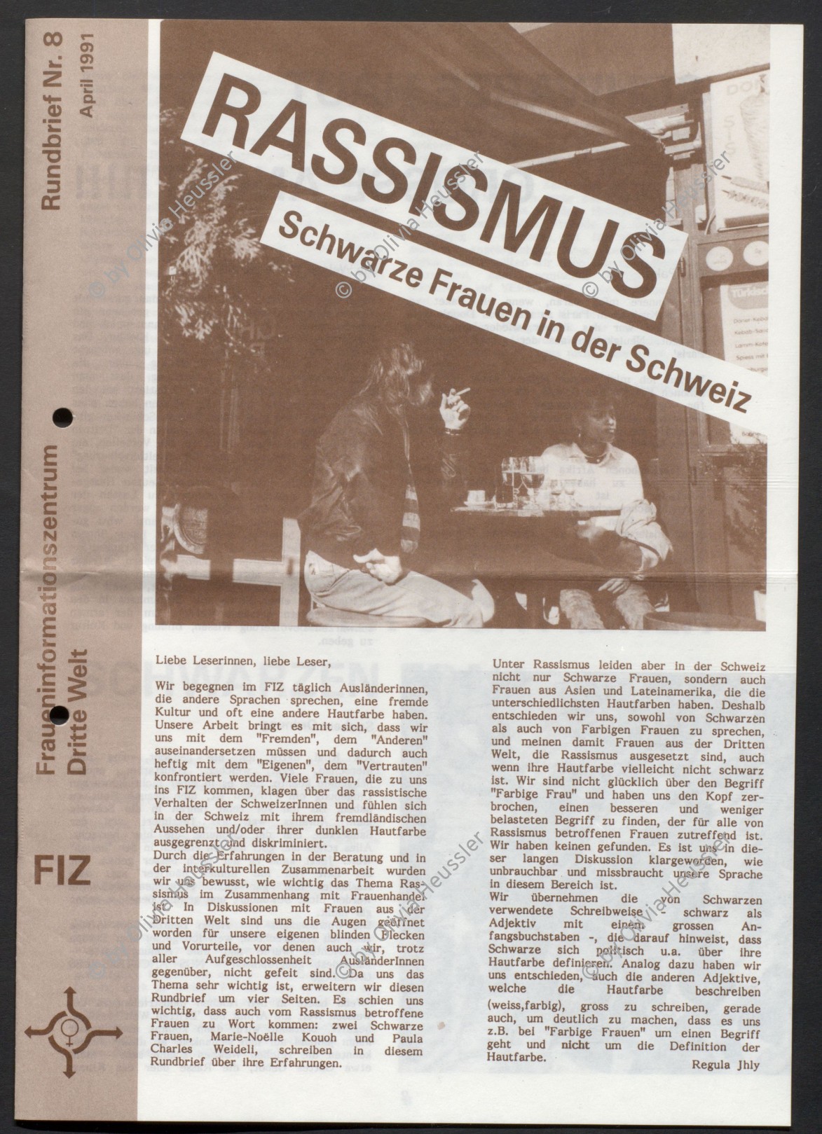 Image of sheet 19910090 photo 21: Frauen arbeiten als Prostituierte an der Langstrasse in Zürich. Kreis 4 Aussersihl 1991 ? Sex worker woman man 02.91 Switzerland 
© 1991, Olivia Heussler FIZ