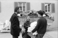 Image of sheet 19910100 photo 23: Wäne Heers, Elisabeth Schuler und Urs Beuter, Erismannhof, Zürich 1991.  Aussersihl Kreis vier 4 Wohnen Siedlung