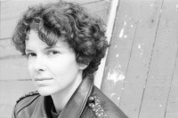 Image of sheet 19910120 photo 21: Portrait der Schriftstellerin Milena Moser, Zürich 1991.