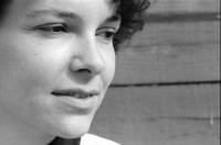 Image of sheet 19910120 photo 5: Portrait der Schriftstellerin Milena Moser, Zürich 1991.