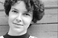 Image of sheet 19910120 photo 9: Portrait der Schriftstellerin Milena Moser, Zürich 1991.