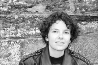 Image of sheet 19910130 photo 3: frtsg. 910120 Portrait Milena Moser Putzfraueninsel und Schlampenbuch