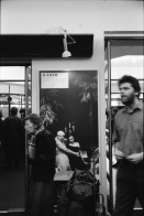 Image of sheet 19910430 photo 1: Im Schauspielhaus-Foyer, Zürich 1991.