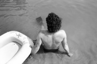 Image of sheet 19910570 photo 24: Woman in bikini takes bath in the sun and the river. Melezza, Canton Ticino
