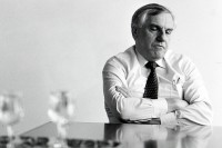 Image of sheet 19920040 photo 10: Portrait Interview BZ- Bank Direktor Kurt Schiltknecht. Im Robert Ober Haus in Zürich. 1992 √