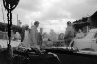 Image of sheet 19920300 photo 34: Im Jabalia Camp herrscht manchmal Chaos in den engen Marktstrassen. Gaza strip Palästina. 04.92 In Jabalia Camp  Palestine 1992 √ israeli occupied territory
chaos in the narrow market streets Transport refugees refugee camp transport car taxi people men Peugeot
Jabalia Camp (Arabic: مخيّم جباليا‎) is a Palestinian refugee camp located 3 kilometers (1.9 mi) north of Jabalia. The refugee camp is in the North Gaza Governorate, Gaza Strip. According to the Palestinian Central Bureau of Statistics, the camp had a population of 93,455 in mid-year 2006

© 1992, OLIVIA HEUSSLER / www.clic.li