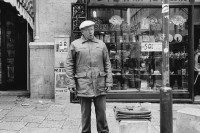 Image of sheet 19920350 photo 10: Dieser russische Einwanderer versucht sich mit Singen in der Fussgängerzone West-Jerusalem durchzuschlagen. Jerusalem Palestine Israel 1992 √
This Russian immigrant is earning his money as an opera singer in the pedestrian zone of West Jerusalem.
russian immigrant singing for money in the pedestrian section of West Jerusalem

From:  Out of Jerusalem / Jenseits von Jerusalem page Nr. : 37


© 1992, OLIVIA HEUSSLER / www.clic.li
