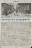 Image of sheet 19920350 photo 13: Eine jüdische Familie Mann mit Baby in Kinderwagen und zwei Schulmädchen in Uniform im orthodoxen Viertel Mea Shearim in Jerusalem. Israel 04.92
Palestine Israel 1992 √

A Jewish family and man with baby in trolley school girls in uniforms in the Orthodox Quarter, Mea Shearim, in Jerusalem.

© 1992, OLIVIA HEUSSLER / www.clic.li
