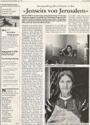 Image of sheet 19920420 photo 24: Die 75jährige Fatma Jamal in ihrem Dorf in Beit Suriq bei Jerusalem, Palästina 05.92 Palestine Frau Alte Mutter Traditionell Bekleidung

copyright by Olivia Heussler

traditional look fashion typical 
Fatma Jamal, 75 years old, in her village Beit Suriq near Jerusalem. 1992
Die 75 jährige Fatma Jamal richtet ihre Kopfbedeckung, nachdem sie von der Dorfpflegerin eine Injektion erhalten hat. Westbank 05.92 woman old hairscarf

75 year old palestinian Fatma Jamal Woman fixes her head scarf after receiving an injection from the village health worker. Beit Suriq. occupied territory medical care human rights 1992 √ hairscarf

Beit Surik (Arabic: بيت سوريك‎) is a Palestinian village in the Jerusalem Governorate, located 12 kilometers Northwest of Jerusalem in the northern West Bank. According to the Palestinian Central Bureau of Statistics, the town had a population of 3,818 in 2006