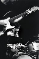 Image of sheet 19920620 photo 15: Der Britische Schlagzeuger Steve Arguelles während einem Konzert im Instant Chavires, Paris 09.92 1992 √ music jazz spanish french france club british drummer drums Schlagzeug