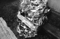 Image of sheet 19920640 photo 8: The three Irani - Kurds shot in Berlin, are burried in the Central Cemetery of Paris, Père Lachaise. Dr. Sadegh Sharafkandi (middle) was the Leader of the Iran Kurdish Democratic Party. Paris 27.09.92 Kurds france Frankreich 1992