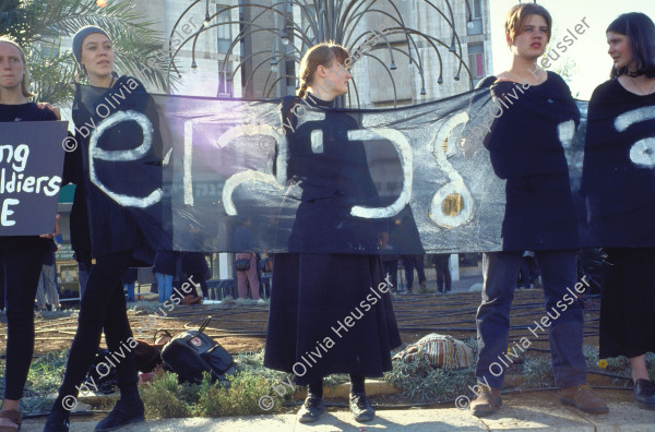 Image of sheet 19923001 photo 0: Women in Black, Manifestation in Jerusalem 1992.