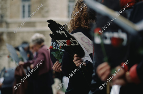 Image of sheet 19923001 photo 4: Women in Black, Manifestation in Jerusalem 1992.