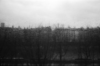 Image of sheet 19930010 photo 16: Aussicht auf Seine und Rue de l'Hotel de Ville Verkehr. Bäume und Fluss. Mein Schatten. Selbstportrait Nackt.