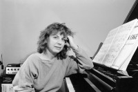Image of sheet 19930130 photo 8: Swiss piano player and composer on the river rhine Switzerland Europe art music woman female 

Marianne Schroeder (born 1949) is a Swiss pianist and composer. She studied with Giacinto Scelsi. She played at Carnegie Hall, Lucerne Festival and Théâtre des Champs-Élysées. She worked with John Cage and Shigeru Kan-no
© 1993, Olivia Heussler √