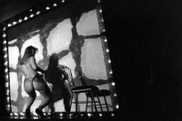 Image of sheet 19930240 photo 8: Junge Frauen aus den Ostblock-Staaten verdienen ihr grosses Geld beim sich entblössen vor dem männlichen Publikum im Zürcher Sexgewerbe. Niederdorf 03.93 Sex business dancer show cabaret Tänzerin Tänzerinnen Schweiz Swiss Switzerland Europe 
Striptease
© 1993, Olivia Heussler √