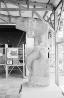 Image of sheet 19930580 photo 18: Am Vulkan Masaya. Das Haus der drei  Kulturen Casa de los tres mundos in Granada in Bau. Der Anbau wird auf traditionelle Art bearbeitet. Schöne Holzarbeiten. Eine Ziege. Palmen im Hof vom Konvent San Francisco, wo die alten Antropromorphen Figuren stehen. Das Haus von aussen. Die alte Ceiba von Granada.Im Spital Carlos Marx mit Schwester Marlene. Sie unterrichtet med. hilfskräfte in Heilmedizin. Nicaragua 1993