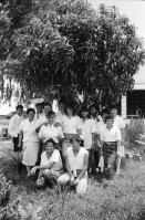 Image of sheet 19930670 photo 12: Im Spital Carlos Marx mit Schwester Marlene. Sie bildet medizinisches Hilfspersonal in Naturheilmedizin aus. Das Projekt betreute bis vor kurzem auch einen Garten im Spital. Im Klassenzimmer. Managua: Streik von Zuckerarbeitern vor dem Parlament. Regierung: Omar Cabezas diskutiert mit Dora Maria Tellez in der Nationalversammlung. Mit Thema Amnestie für die Kämpfer des FROC - Esteli. Ambulanter Heilkräuterverkäufer im Mercado Oriental. Verkaufsstand Heilpflanzen im Mercado Oriental. Managua Nicaragua 1993

Dora María Téllez Arguello comandante guerrillera, historiadora y política nicaragüense nacida en la ciudad de Matagalpa, el 21 de noviembre de 1955.