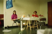 Image of sheet 19931540 photo 34: Portrait Renée Levy (re). mit Anne Sewcz. in der Cité des Arts Paris 1993 France Frankreich Paris