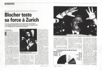 Image of sheet 19940050 photo 11: SVP Nationalrat und Parteipräsident Christoph Blocher für 'dauernde Neutralität' Albisgüetli Tagung, Zürich, 28.1.94 1994
