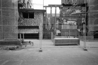 Image of sheet 19940110 photo 18: Wohnen housing banner protest settlement Schweiz Switzerland Europe