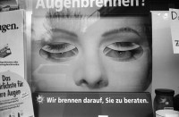 Image of sheet 19940120 photo 18: Plakat Fenster gegen Augenbrennen.