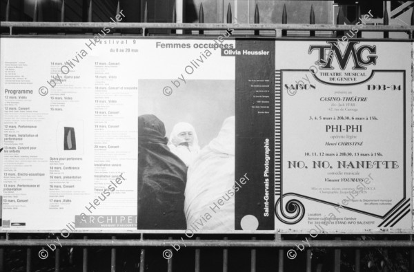 Image of sheet 19940190 photo 3: Plakat St. Gervais Olivia Heussler Femmes occupées Genf.