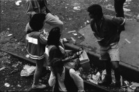 Image of sheet 19940350 photo 29: Lettensteg. Spritzenausgabe. Letten  Zürich 1994 Fixen Drogen Junk