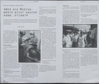 Image of sheet 19940620 photo 29: © 1994, Olivia Heussler / www.clic.li
Eine Mutter von vier Kindern hat sich zur Unterbindung entschlossen. Die Operation wird durch den Arzt im 'Haus für natürliche Geburten' durchgeführt. Esteli. Nicaragua 1994 √
Gesundheit Familien planung Frau clinic family planing education women woman health deza Steril Sterilisation Familienplanung Doktor Pino Dr.
Durante una ligadura de trompas. La paciente
tiene 29 años y ha tenido once partos. Estelí, 1994
Tubal sterilization. The 29-year-old woman
has already given birth 11 times. Estelí, 1994