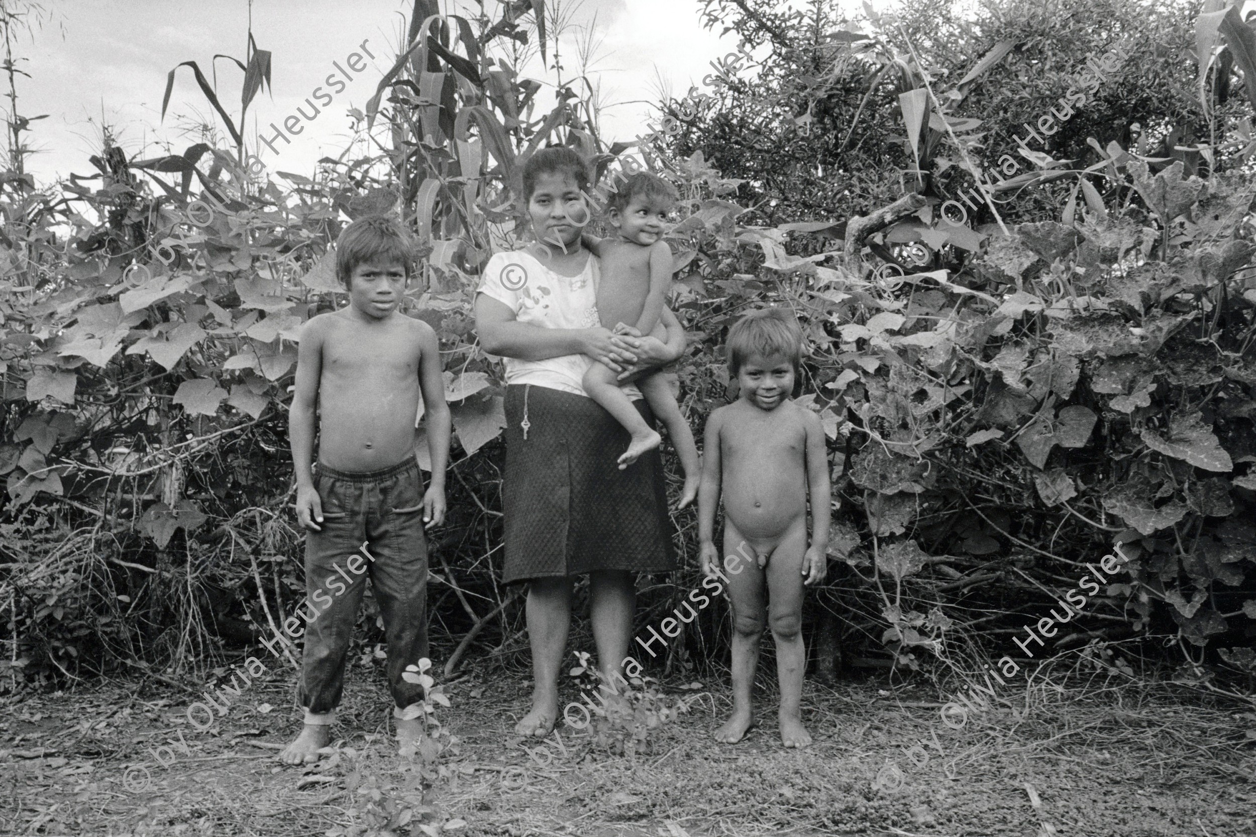 Image of sheet 19940700 photo 15: © 1994, Olivia Heussler / www.clic.li
Diese Frau besitzt einen kleinen Garten indem sie ihr ihr Gemüse selbst anbaut. Villanueva El Bonete. Nicaragua 1994 √ Woman an children Baby Child Portrait Gruppenbild Familie Mutter Kinder group picture deza