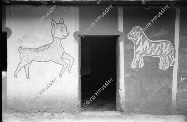 Image of sheet 19940700 photo 30: Hauswand bemalt Mural. Nicaragua 1994