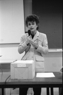 Image of sheet 19950031 photo 13: femmes villes et anvironnement. 0 - 1 Marni Pigott 2 rue Nicole 1206 Nyon chercheur associé University College London
 2  Margarita Mejia Soziologin Uni E. Mondlane Maputo Mozambique.
 9-11 Pratima Panwalker SIDDMI (ONG) Bombay Indien
 12 - 14 Prof Ursula Paravicini Uni Hanover BRD Architektur Institut
 17 -18 Grethel Sequeira Mulukuku Nic.
 19 Sehba Husain UNICEF Uttar Pradesh Indien.26-36 Kadidia Tall Ouagadugu Burkina Faso Portrait Geneva Schweiz Suisse 1995