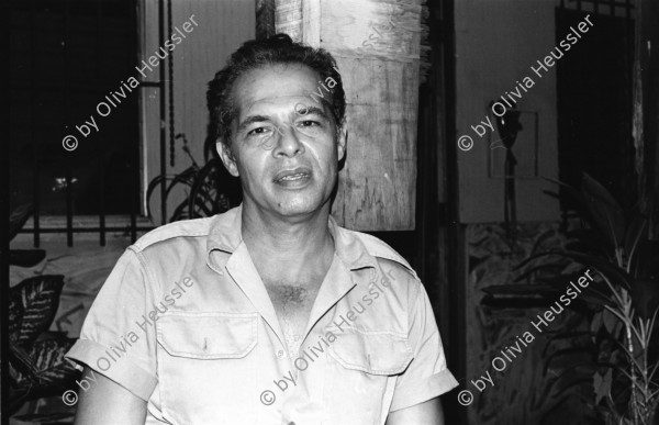 Image of sheet 19950180 photo 17: Donaldo Altamirano, ebenfalls Schriftsteller Portrait ohne Managua Nicaragua