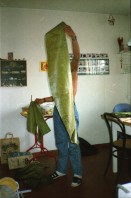 Image of sheet 19950350 photo 1: Urs Stahel Ute Eskildson Winterthur Valery Heussler Elfingen Dorffest.Bananenblätter waschen Polin und Olivia.